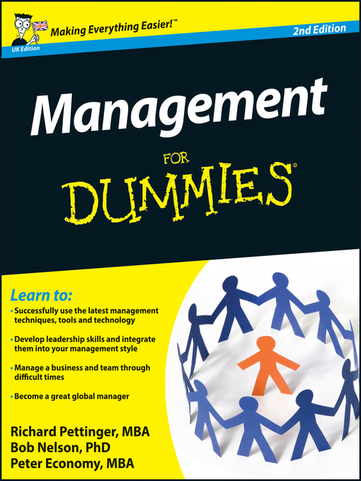 Title details for Management For Dummies by Richard Pettinger - Wait list